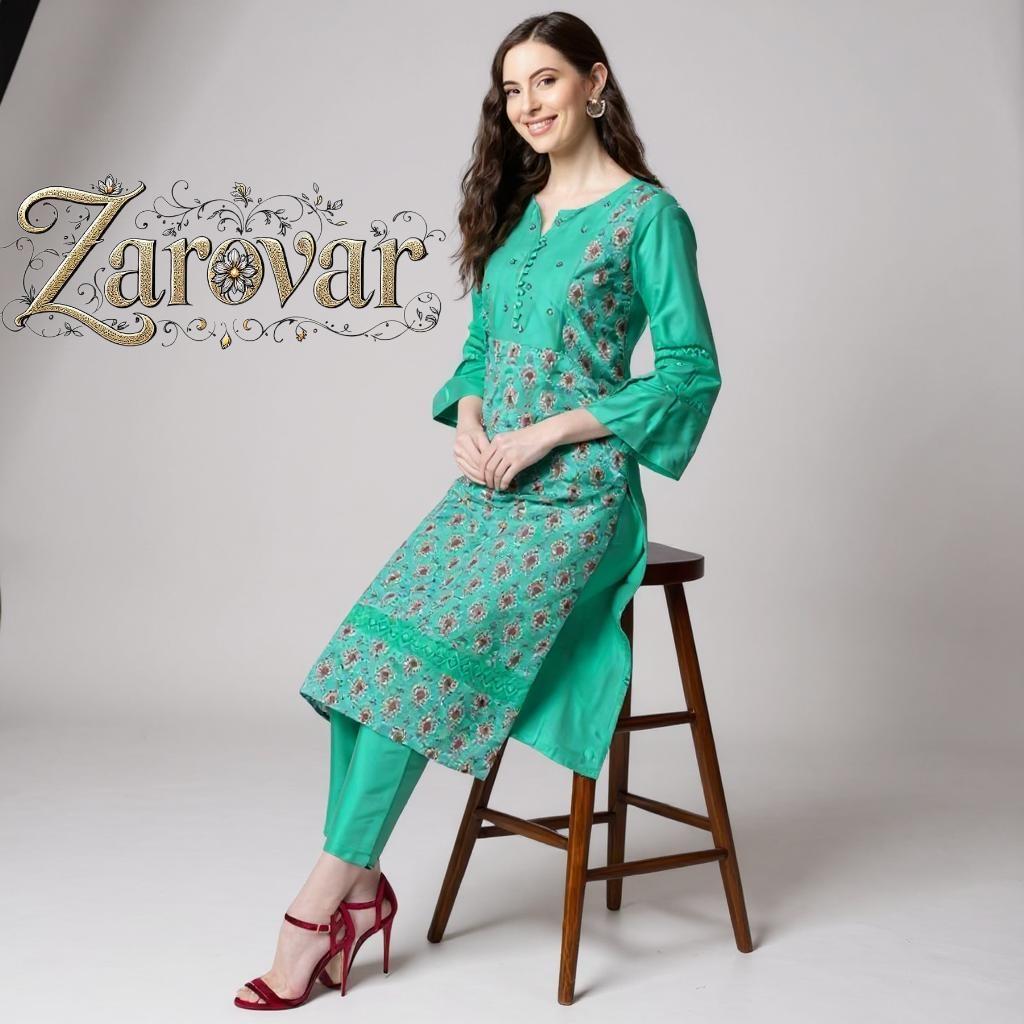 Floral Print Straight Kurta with Pants
