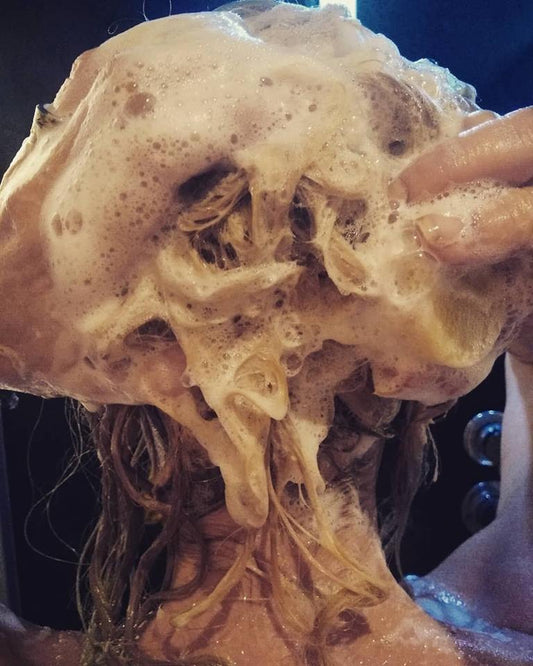 Organic Certified Balancing Solid Shampoo - Lavender & Rosemary - Dry & all Hair Types 60g