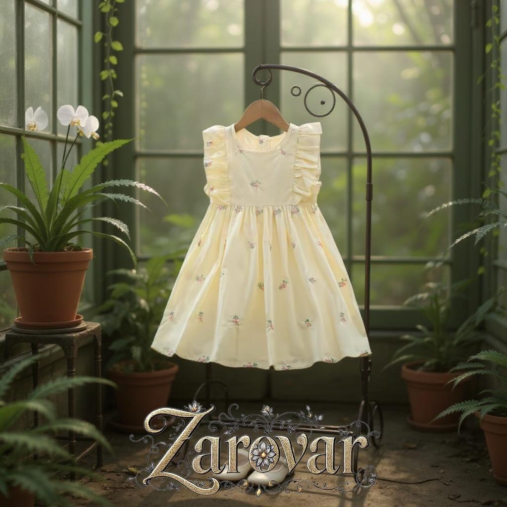 Girls Summer Casual style Embroidered Dress