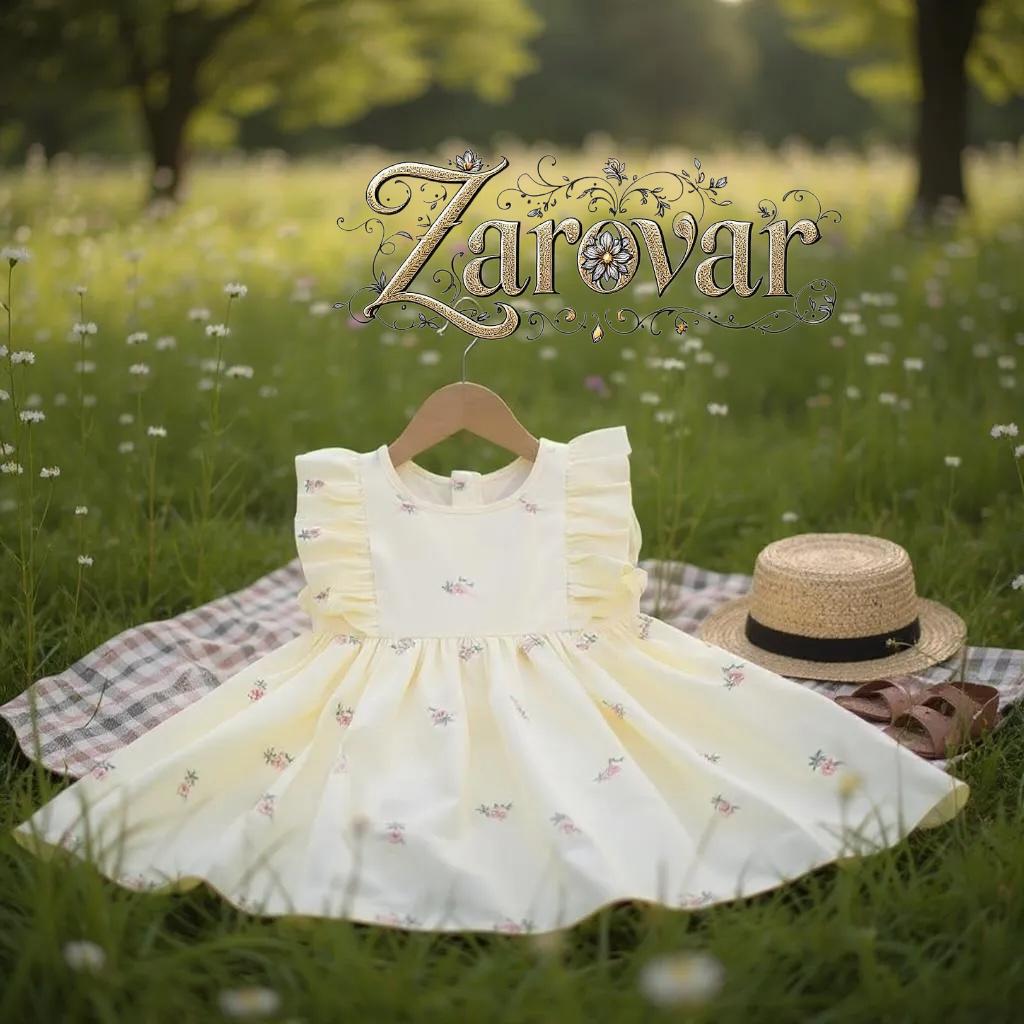 Girls Summer Casual style Embroidered Dress