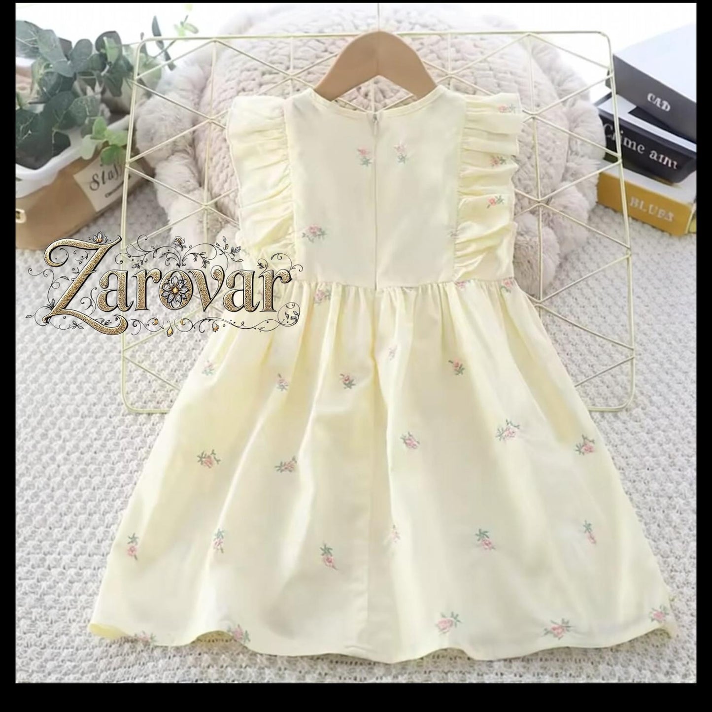 Girls Summer Casual style Embroidered Dress