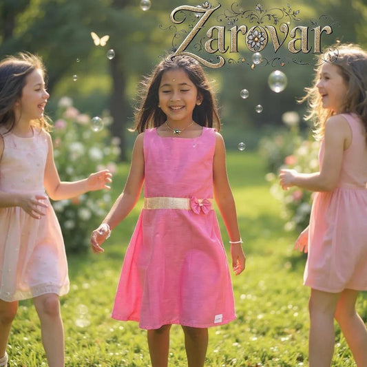 Pink Blush Bow Beauty dress