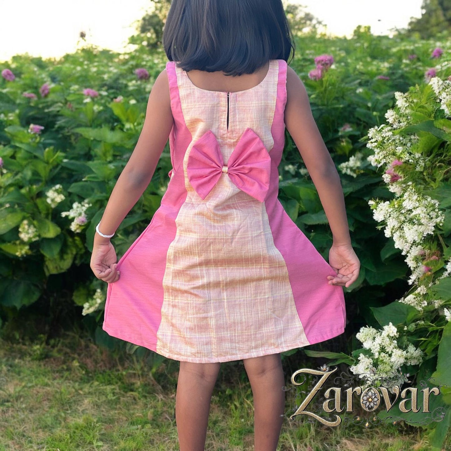 Pink Blush Bow Beauty dress