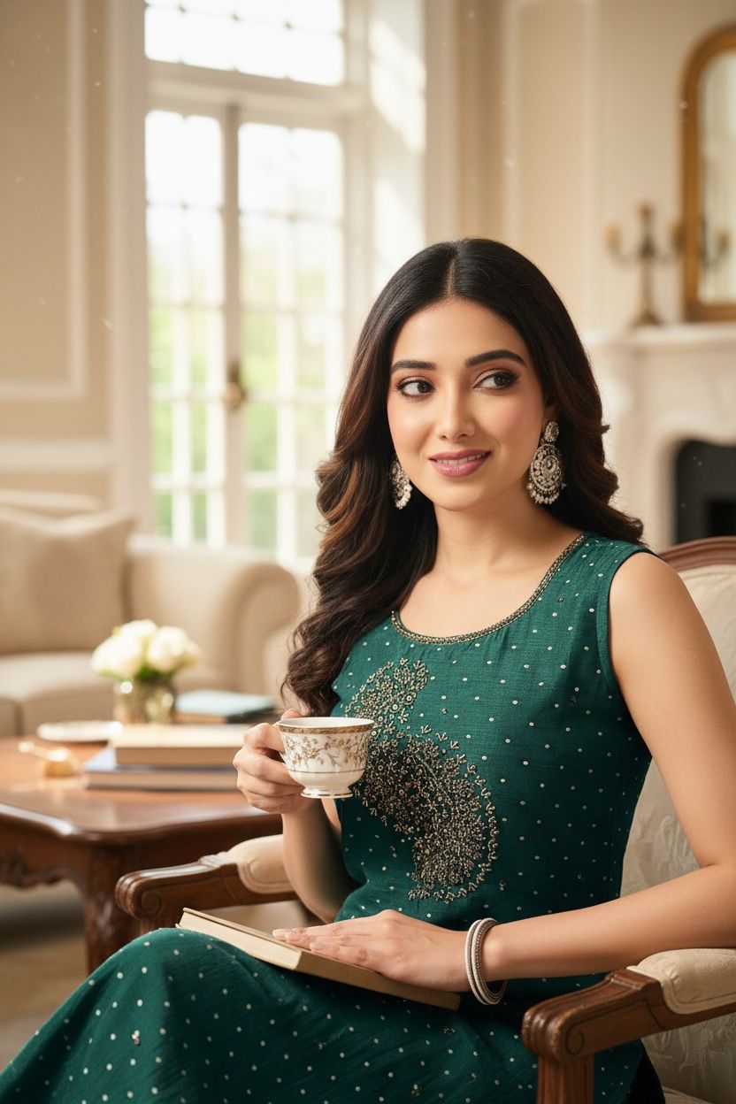 Banaras Kurti Set – Timeless Elegance, Modern Comfort