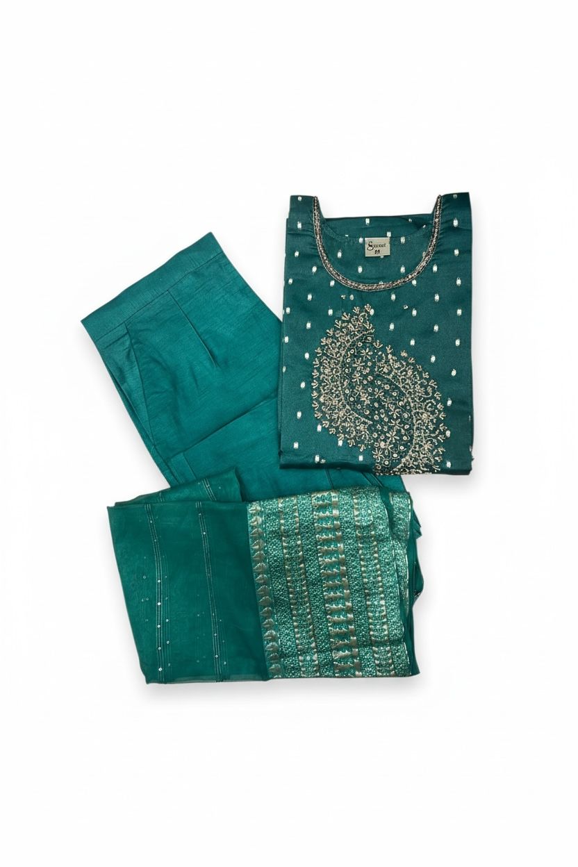 Banaras Kurti Set – Timeless Elegance, Modern Comfort