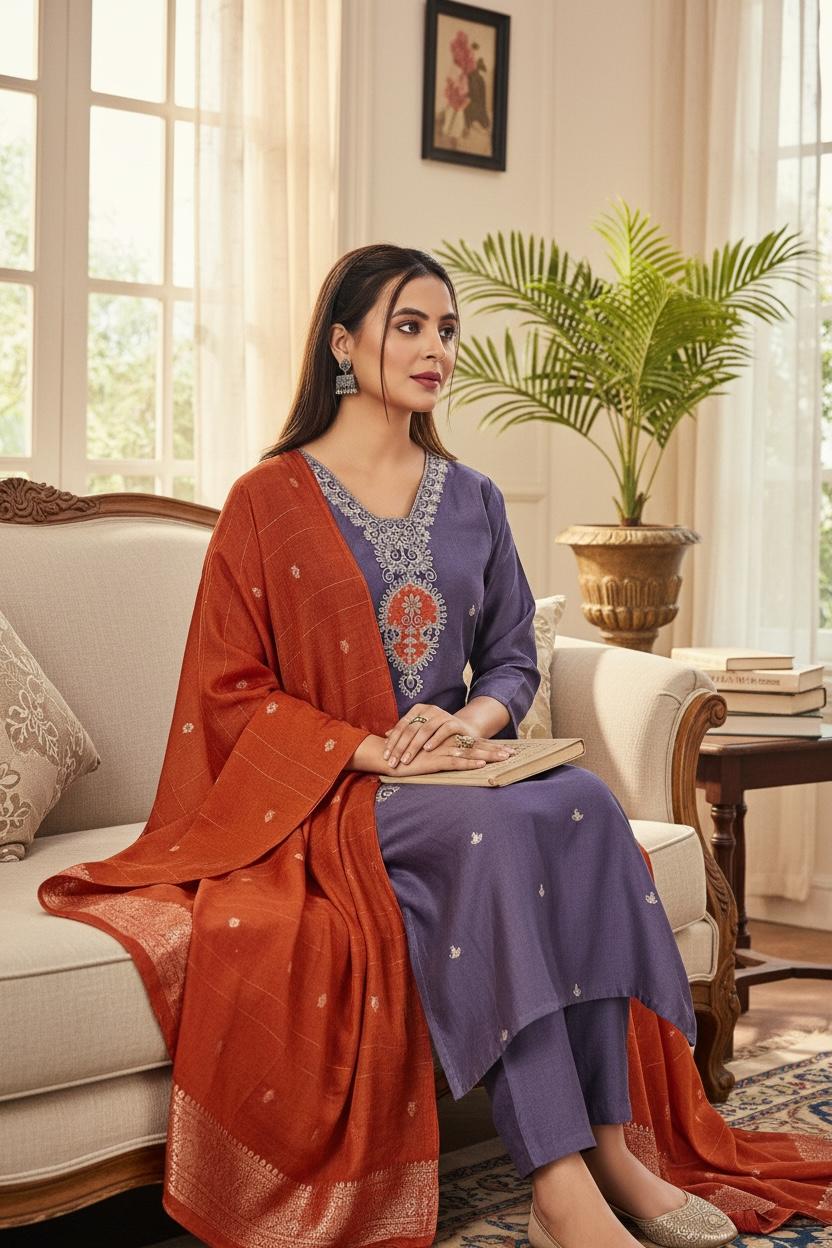 Royal Radiance Barbari Suit Set