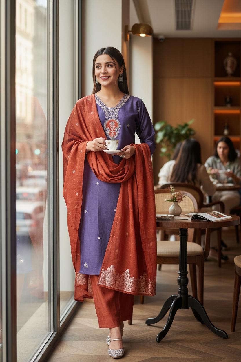 Royal Radiance Barbari Suit Set