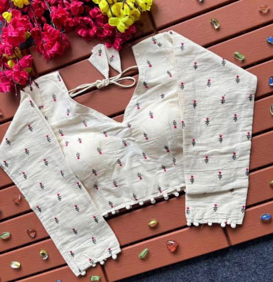 Chanderi Cotton Saree with Pure Cotton Blouse – Soft Elegance in Pastel Hues