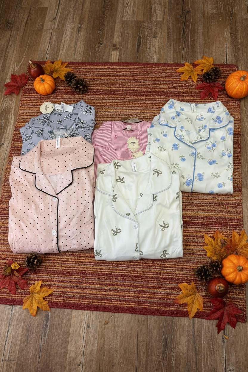 Pinterest-Style 3-Piece Floral Pyjama Set 🌸