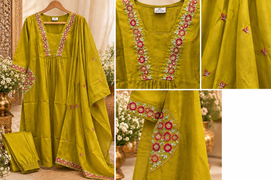 Effortless Elegance Viscose Silk Salwar Set