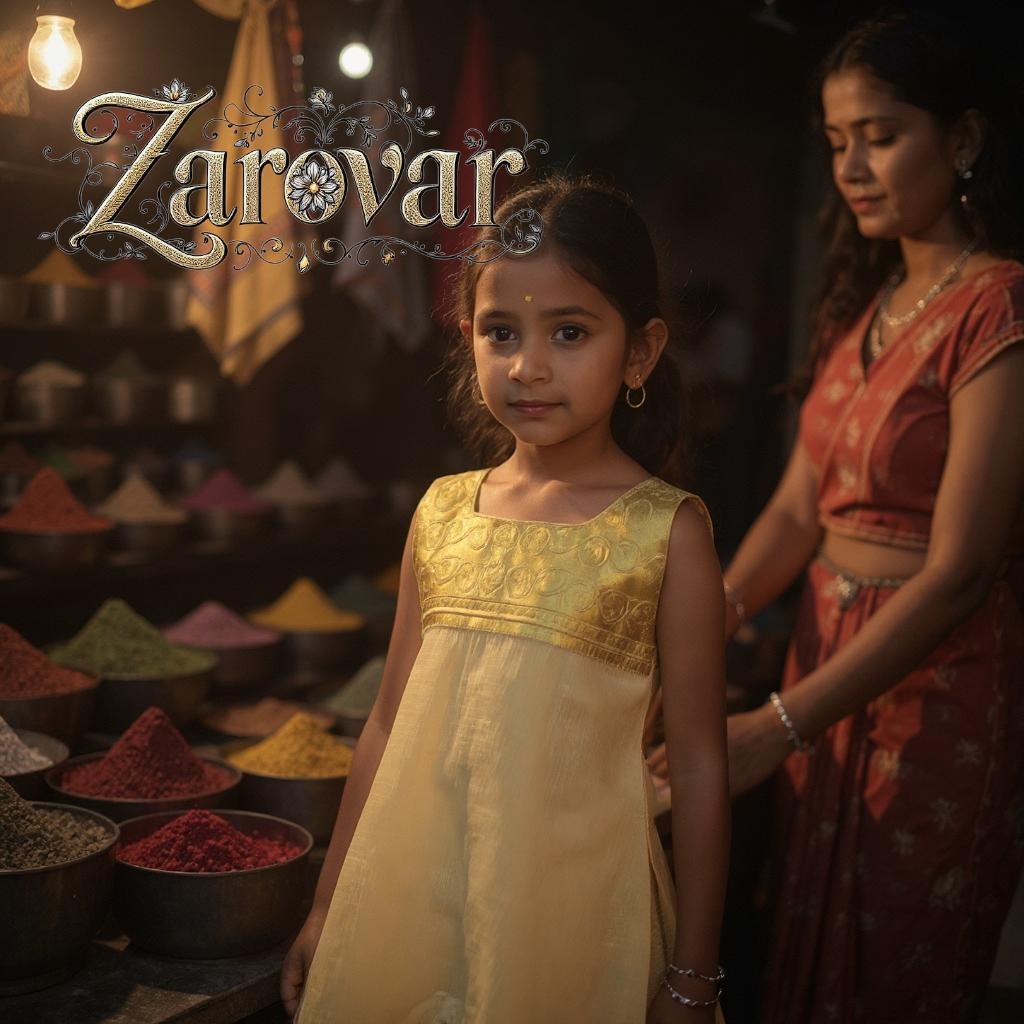 Golden Grace – Mother & Daughter Festive Twinning Set