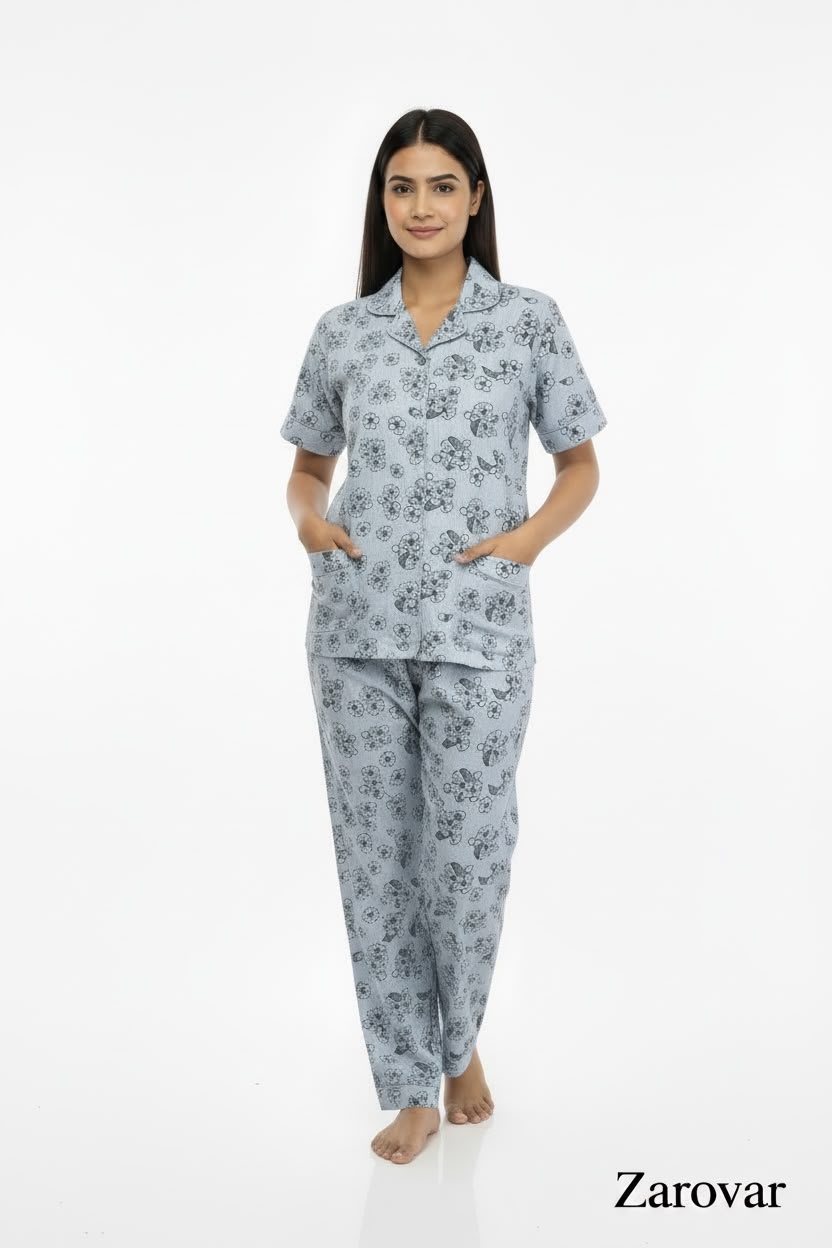 Pinterest-Style 3-Piece Floral Pyjama Set 🌸