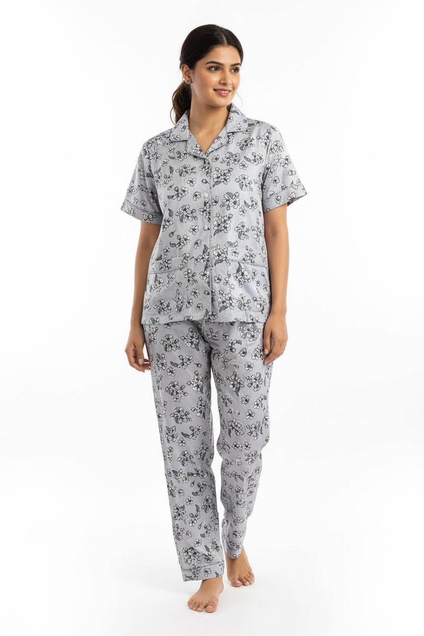 Pinterest-Style 3-Piece Floral Pyjama Set 🌸